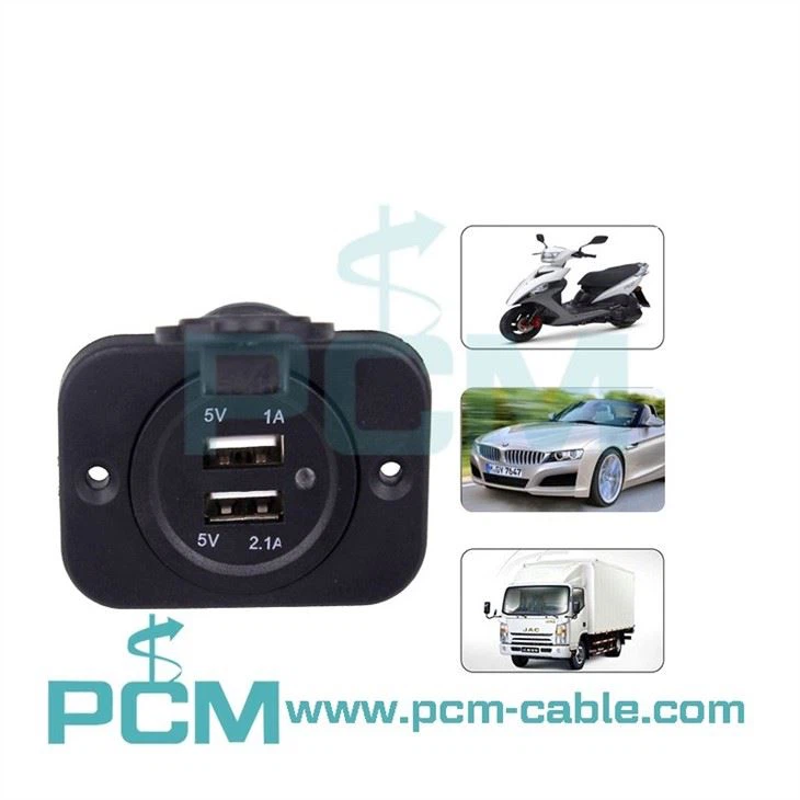 Dual USB Socket 12V Marine Outlet (2)