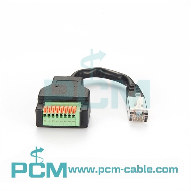 RJ45 To Spring Terminal Adaptor Cable