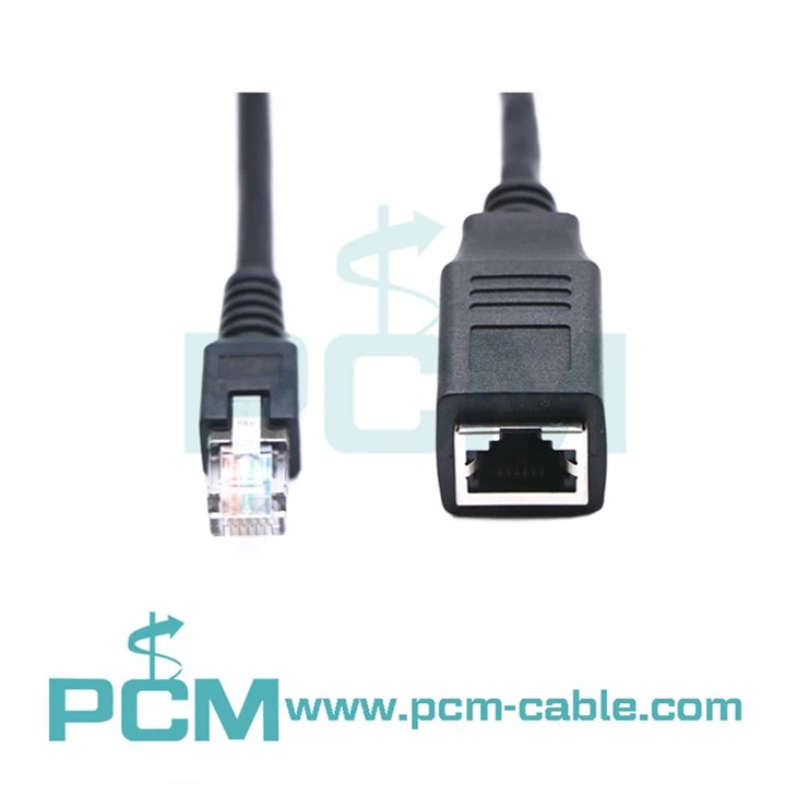 RJ12ソケットへの延長ケーブルRJ12プラグ