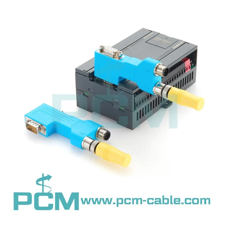 PROFIBUS DP コネクタ、90 度 M12 接続