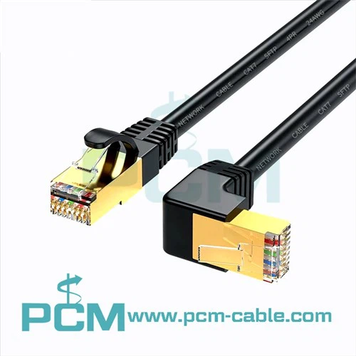 アングル RJ45 イーサネット ケーブル