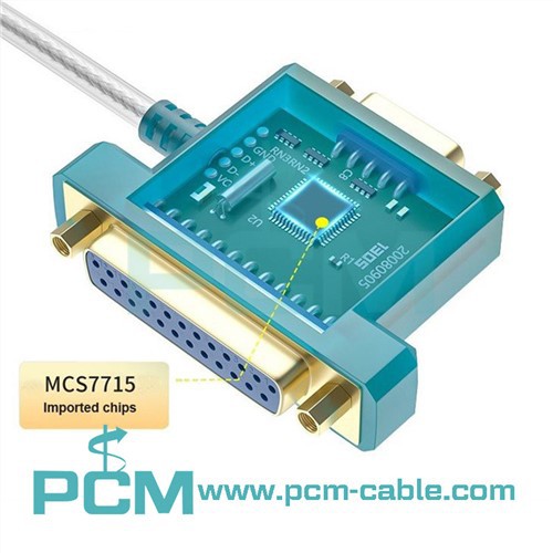 シリアルDB9RS232DB25パラレルケーブル