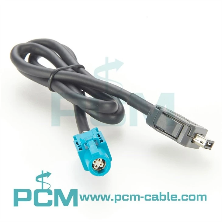 IX industrial Plug IX40G-A-10S-CV to HSD LVDS Cable IX Industrial to HSD Female Connector Cable