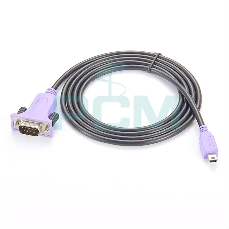 ミニ USB から RS232 シリアル アダプタ RS232 DB9 オス コンバータ ケーブル