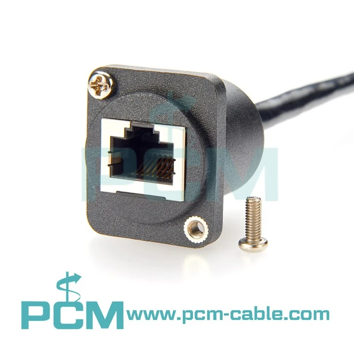XLR RJ45 feed through connector