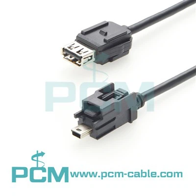 HSAUTOLINKケーブルアセンブリUSCAR標準USB AからミニUSB